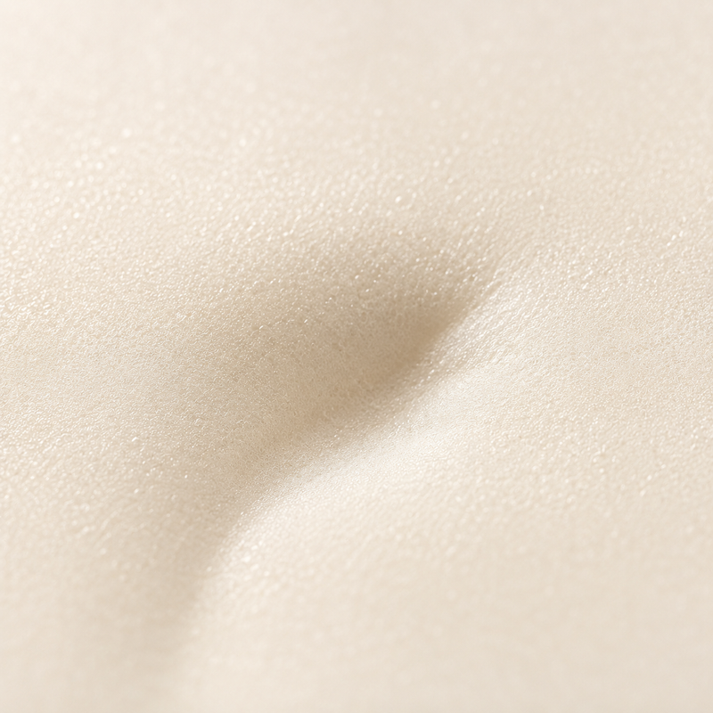 Gros plan sur la mousse à mémoire de forme
