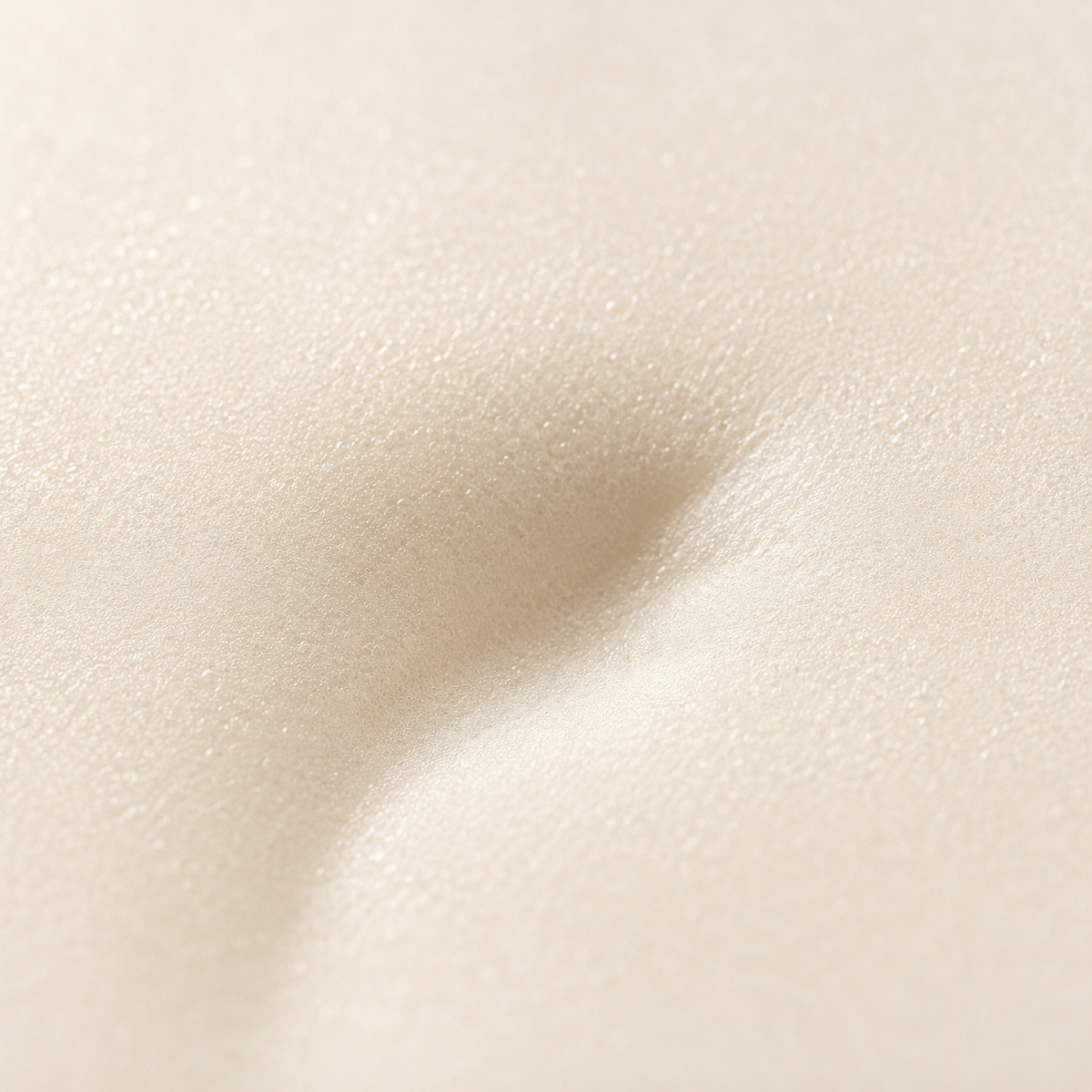 Gros plan sur la mousse à mémoire de forme