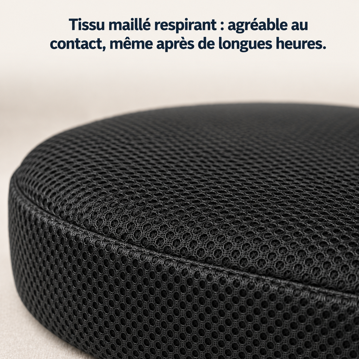 Coussin coccyx ergonomique Sedio, mousse à mémoire de forme haute densité