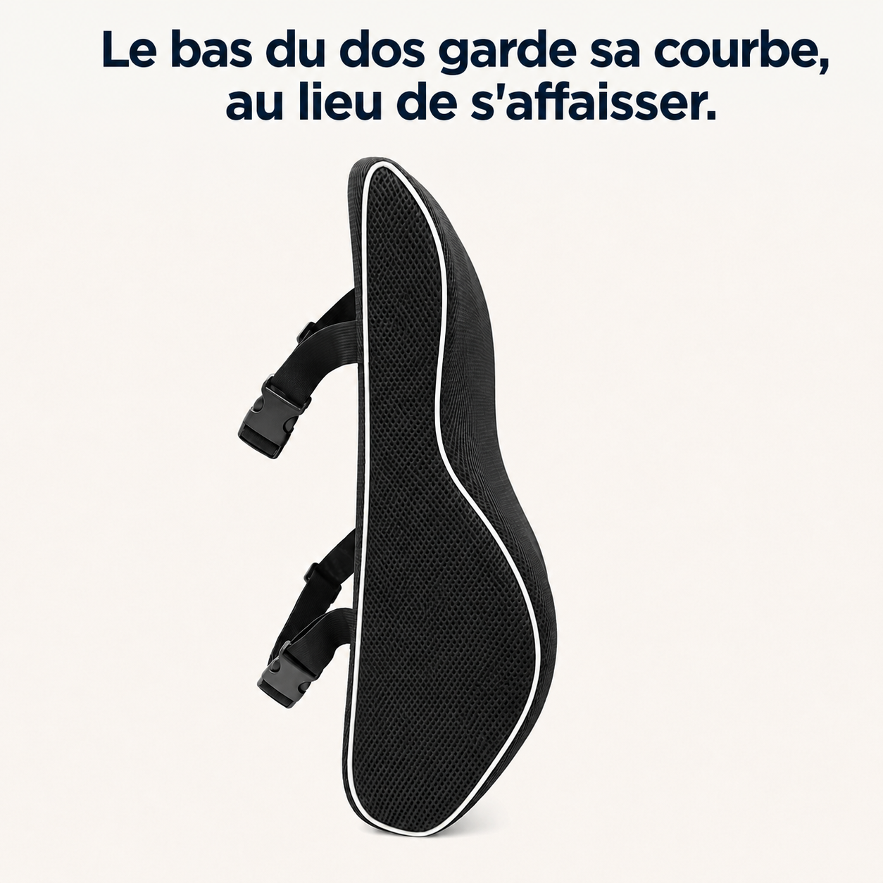 Coussin lombaire ergonomique Sedio, vue de face