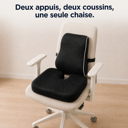 Set Sedio, les deux coussins vus de face